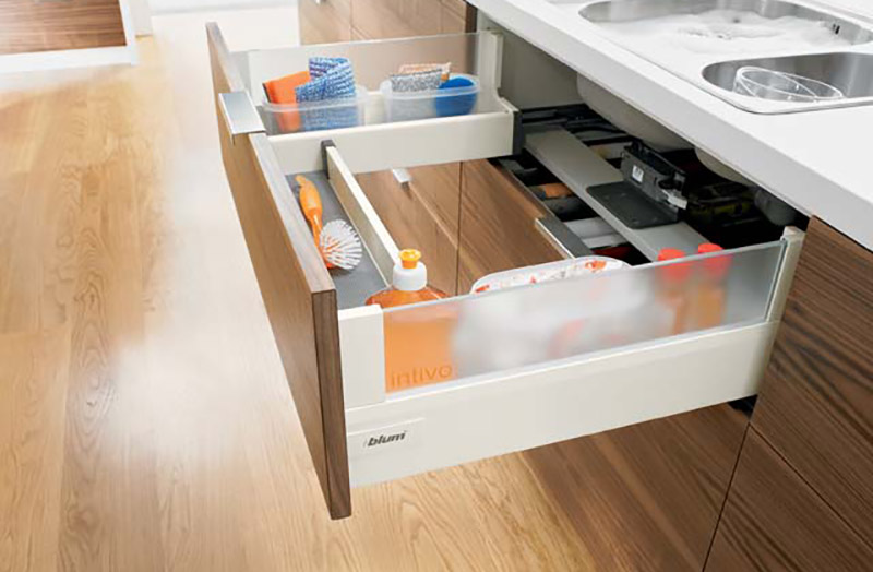 Sink Drawers Silk White